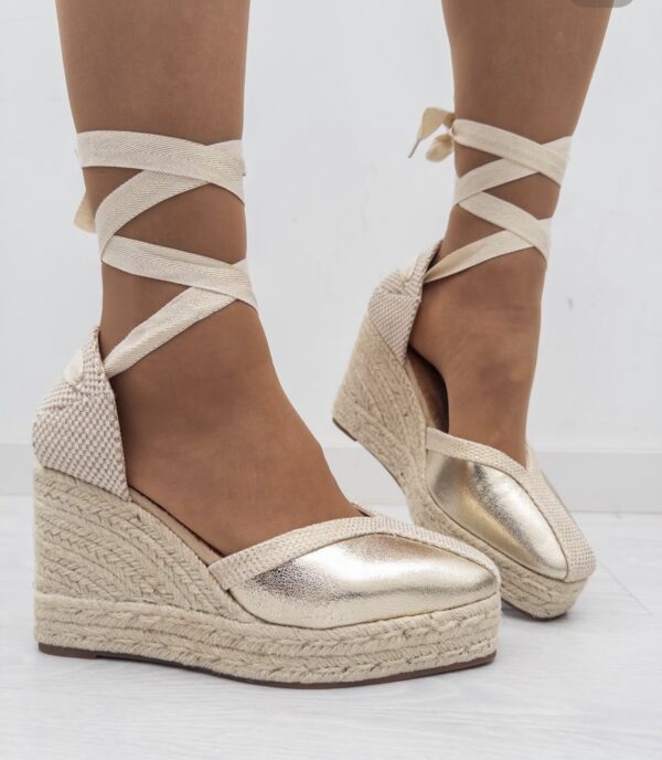 Cuñas esparto lazada