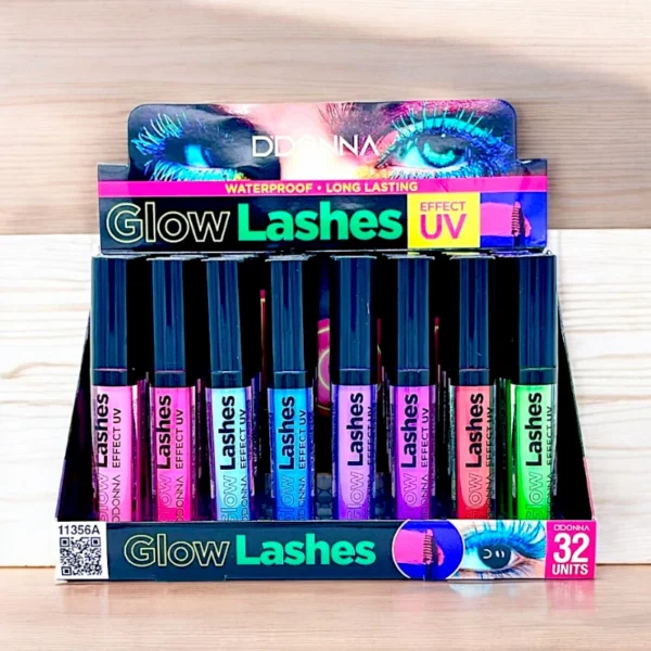 Máscara de pestañas UV Glow Lashes