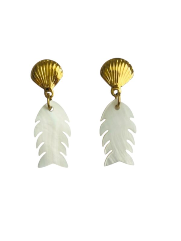Pendientes Raspa de pescado