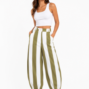 Pantalón Globo raya